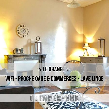 Le Orange - Confort - Wifi - Entre Gare Et Centre Κεμπέρ Εξωτερικό φωτογραφία