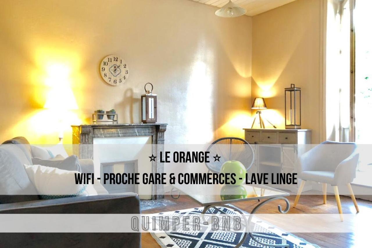Le Orange - Confort - Wifi - Entre Gare Et Centre Κεμπέρ Εξωτερικό φωτογραφία